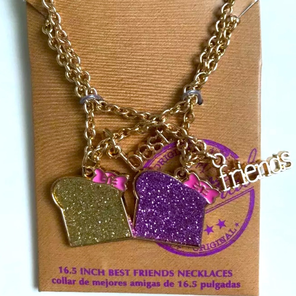 New Best Friends Necklaces Peanut Butter and Jelly